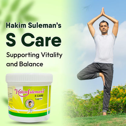 Hakim Suleman's S Care and Gond Siyah Capsule Combo Pack | Herbal Wellness Pair | Everyday Care Value Combo