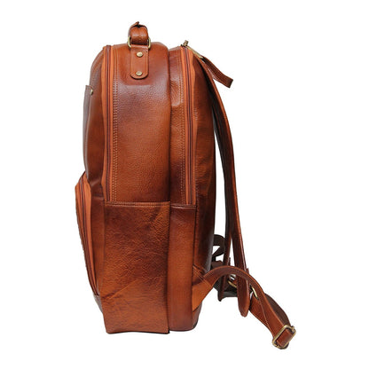 HYATT Leather Accessories 18 Inch Leather Laptop Backpacks Bag For Men- image 6