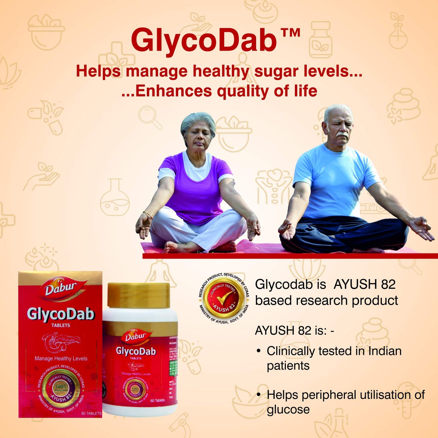 Dabur GlycoDab - 60 Tablets- image 3