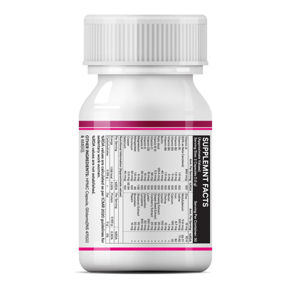 INLIFE Multivitamin for Women Supplement, Biotin D3 Calcium, 60 Veg Caps