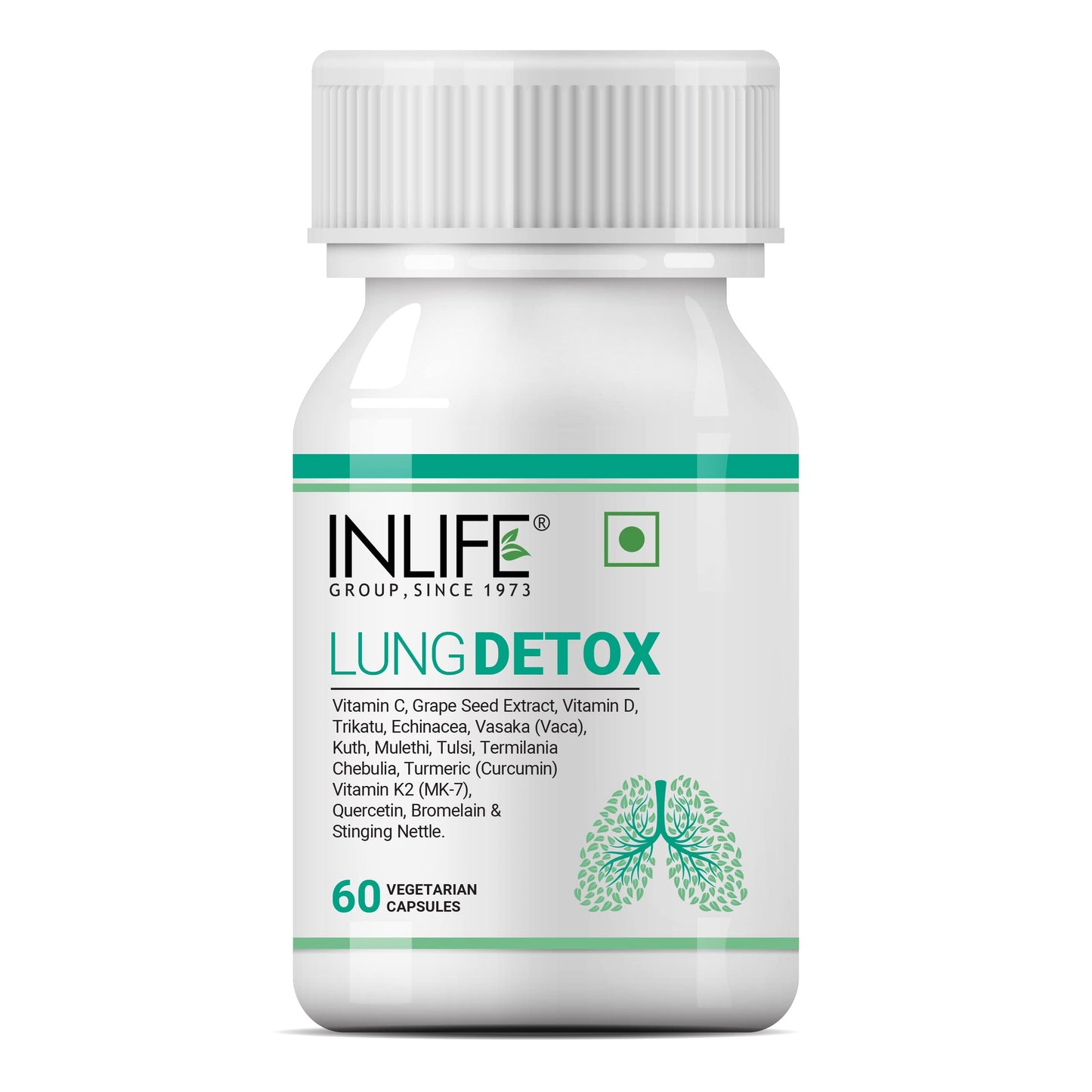 INLIFE Lung Detox Supplement | Stinging Nettle, Echinacea, Quercetin, Mulethi, C