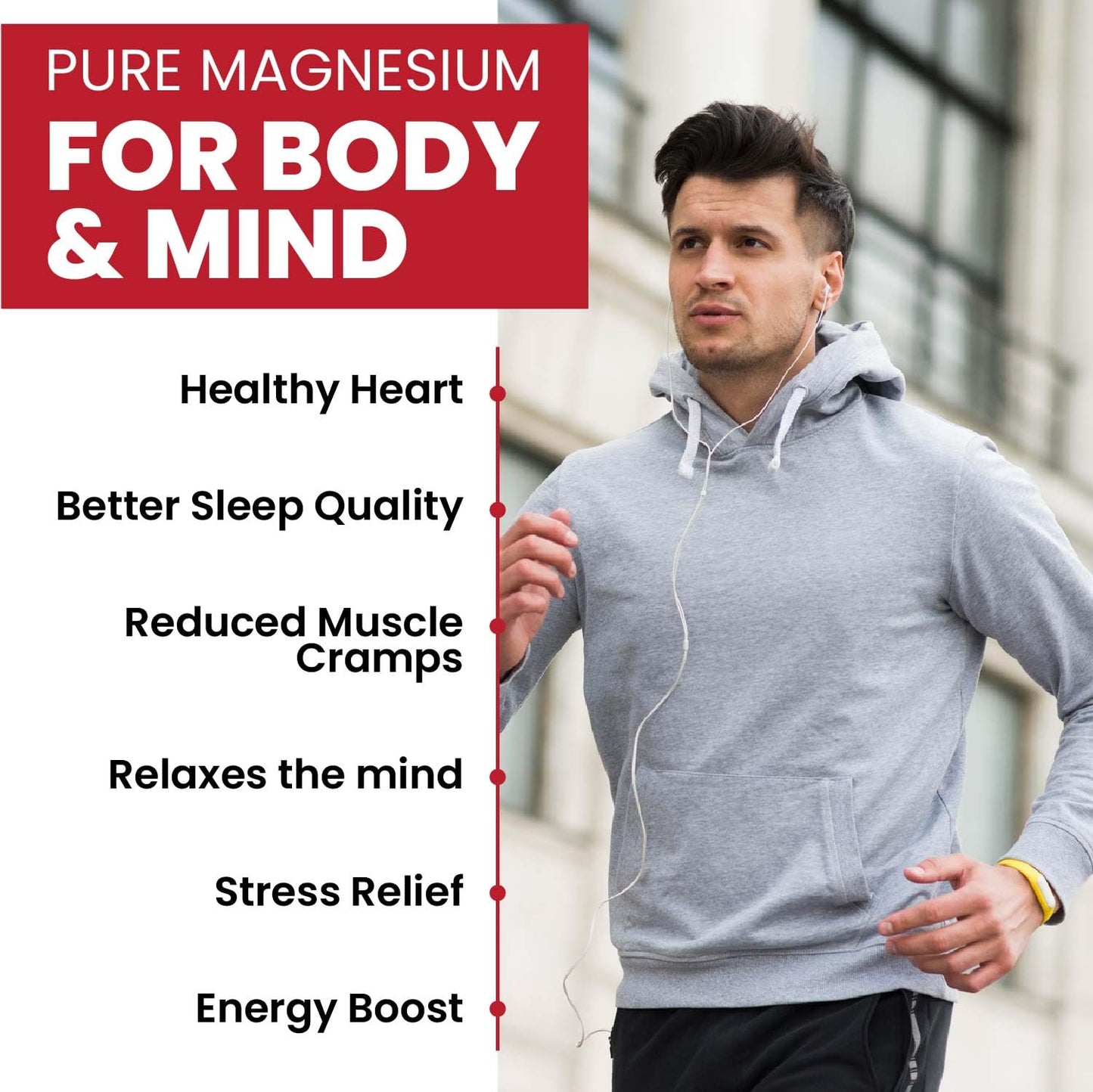 Vlado's Himalayan Organics Plant Based Magnesium Supplement 1360mg With Turmeric Spirulina, Wheatgrass, Moringa | Clinically Approven | Supports Bone Muscle & Bone Health | Boost Energy Level - 60 Veg Tablets