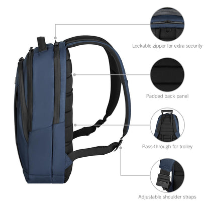 Victorinox Altmont Professional, Compact Laptop Backpack, Blue, 16 Litres, Swiss Designed, 653285