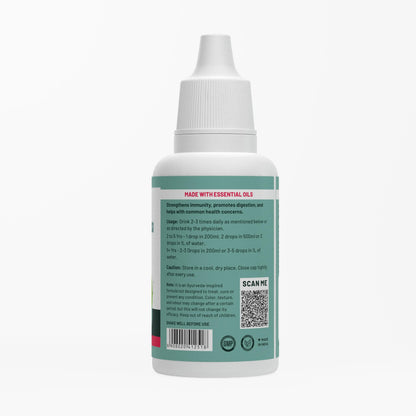 BabyOrgano PanchTulsi Drops Contains Extracts of 5 Rare Tulsi | Boosts Immunity | Cough And Cold Relief | 100% Ayurvedic | Builds Respiratory Health