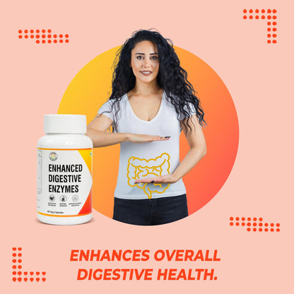 Ravide Nutrition Enhanced Digestive Enzymes For Improved Digestion Capsules - 90 Count