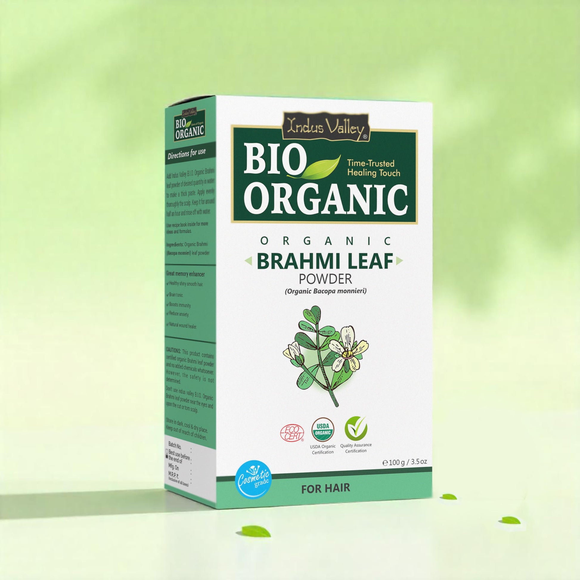 Brahmi Leaf Powder 100g | Natural Ayurvedic Herb for Brain Health, Memo- image 4