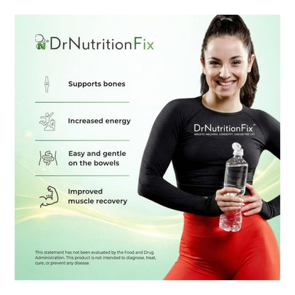 DrNutritionFix® Magnesium Glycinate 500mg | High Absorption Chelated Active Form | Preservative Free | Clean label | Helps in Natural Sleep, Muscle & Nervous System Health and Recovery | 60 Servings