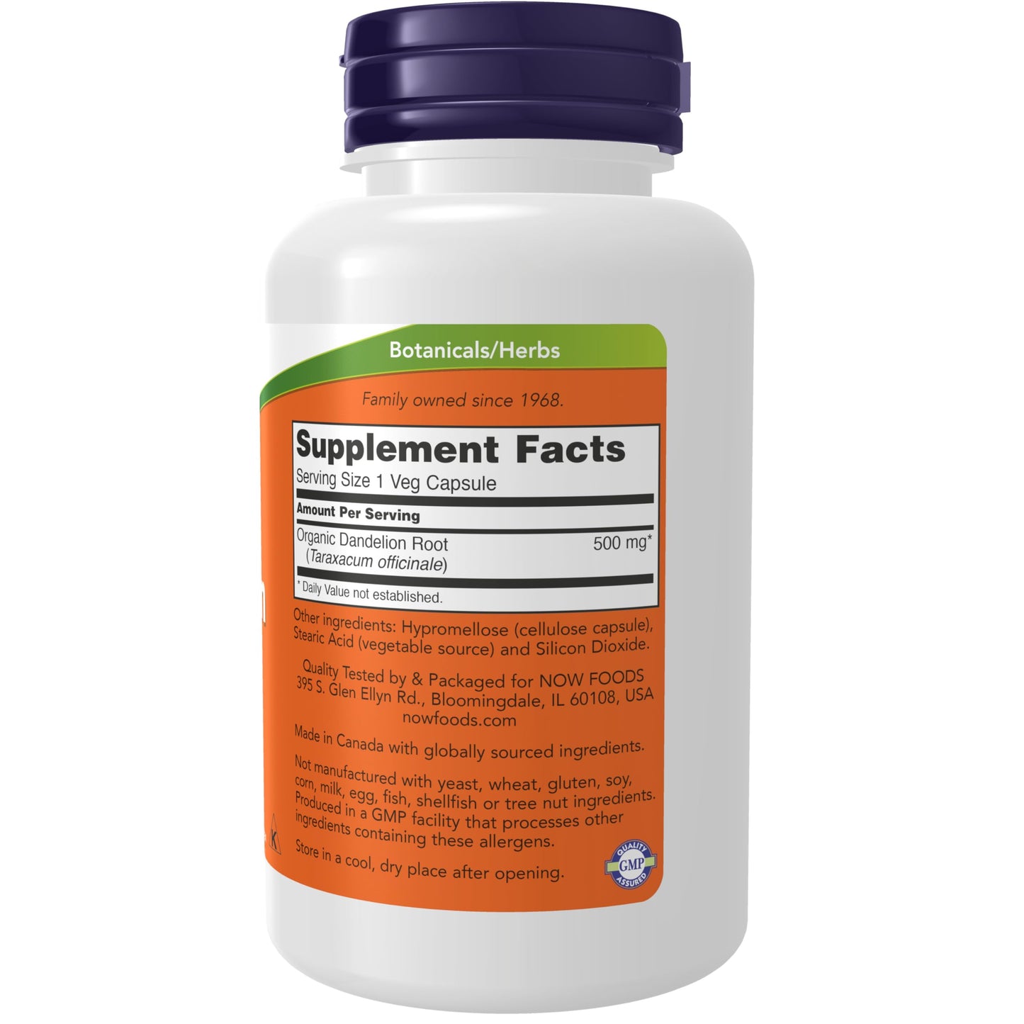 Now Foods Dandelion Root 500mg - 100 Veg Caps- image 6