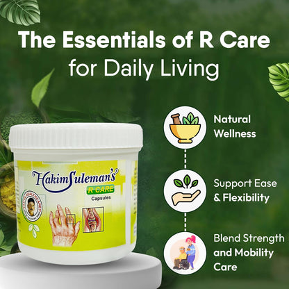 Hakim Suleman's T Care Capsule and R Care Capsule Combo Pack | Everyday Herbal Care Duo | Convenient Wellness Value Pack