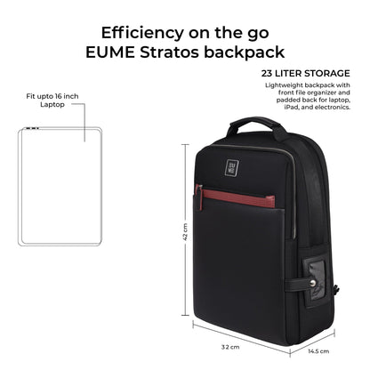 EUME Stratos 23L Laptop bags for Men Office Use | Stylish Backpack Bag- image 8