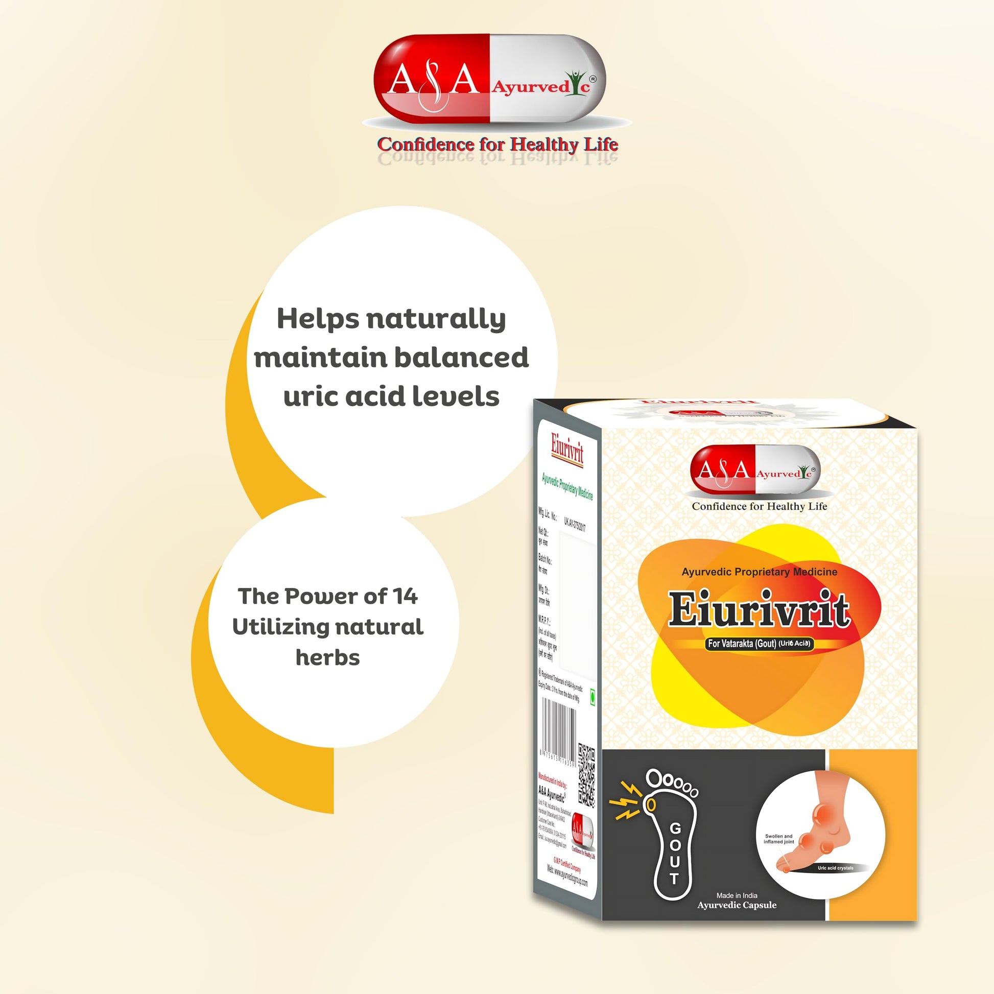 Eiurivrit Ayurvedic UricAcid Medicine | 60 capsule- image 6