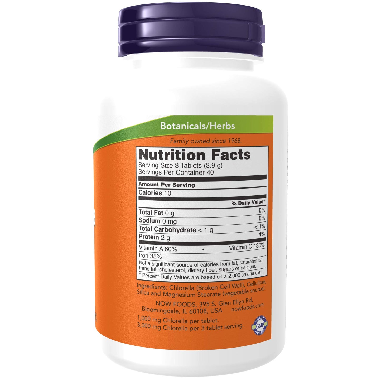 NOW Foods, Chlorella, 1000 mg, 120 Tablets