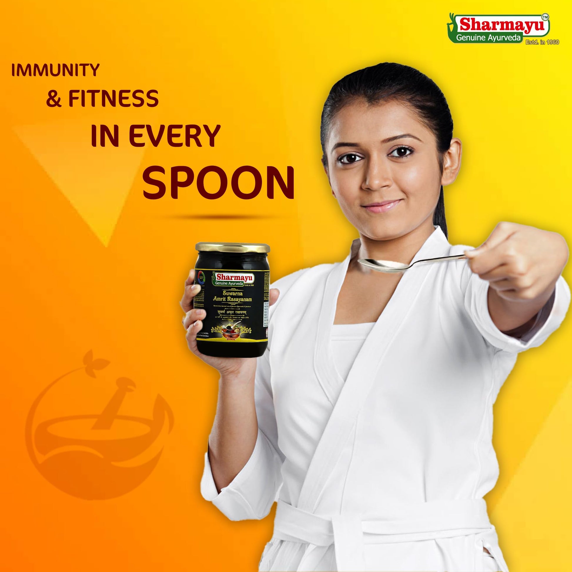 Sharmayu Suwarna Amrit Rasayanam 500 gm | Ayurvedic Herbal Supplement w- image 6