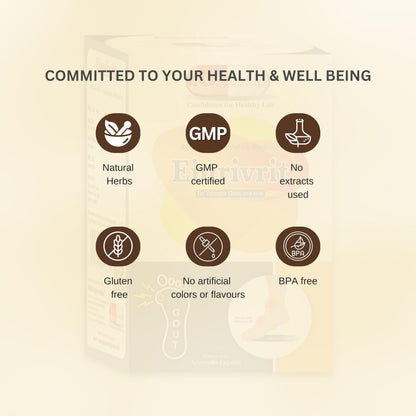 Eiurivrit Ayurvedic UricAcid Medicine | 60 capsule- image 3