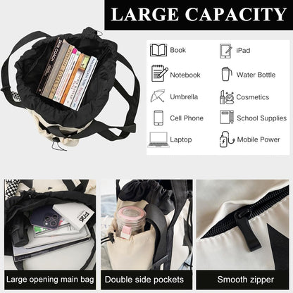 GUSTAVE® Nylon Messenger Bag For Men & Women 42x17x32cm