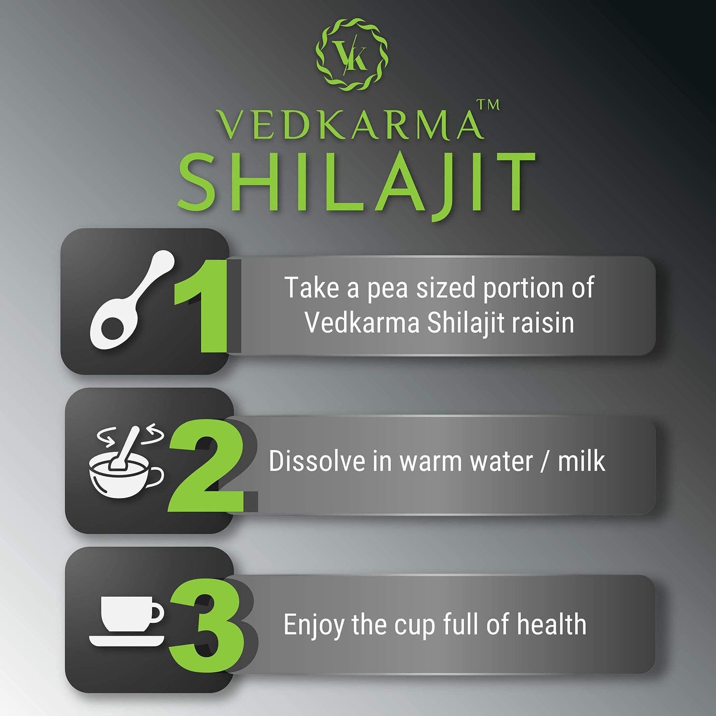 VEDKARMA Himalayan Shilajit Resin Form Pack Of 1 (15 Gm)- image 3