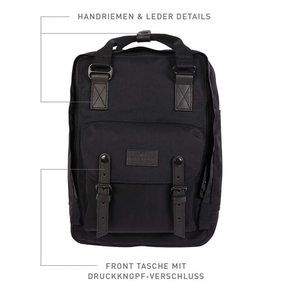 Doughnut Women's Macaroon Backpack (One Size, Black)