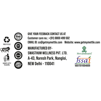 Getmymettle Blaze Whey Protein - Cold Coffee, 1Kg: 24g Protein, 10.66g- image 2