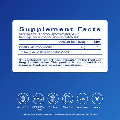 Pure Encapsulations - Inositol (Powder) 250 gram