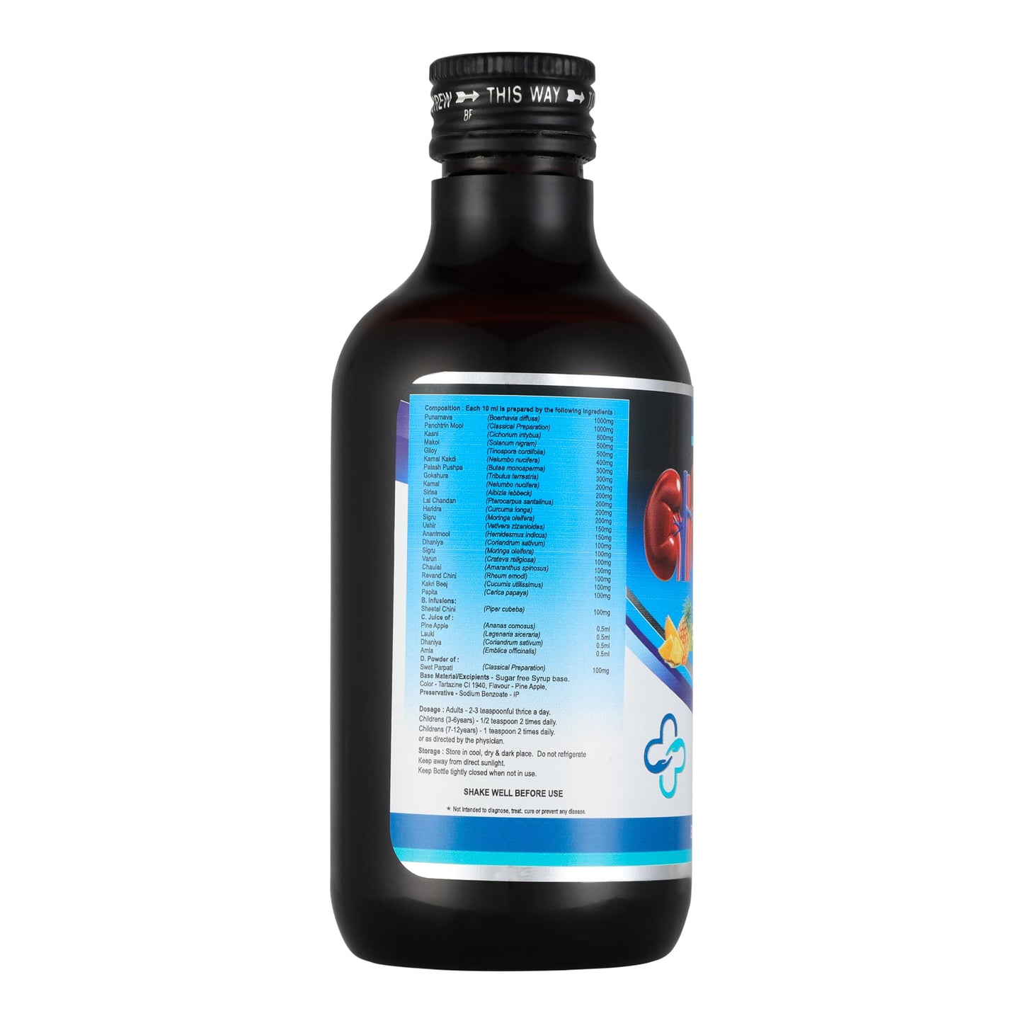 Evostan Healthcare Renculli KFT Syrup, Pineapple Flavour, 200 ml