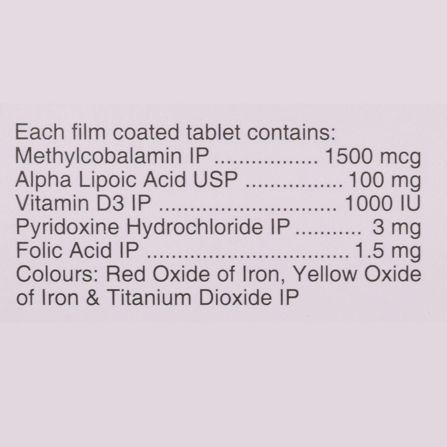 Nervz D - Strip of 10 Tablets