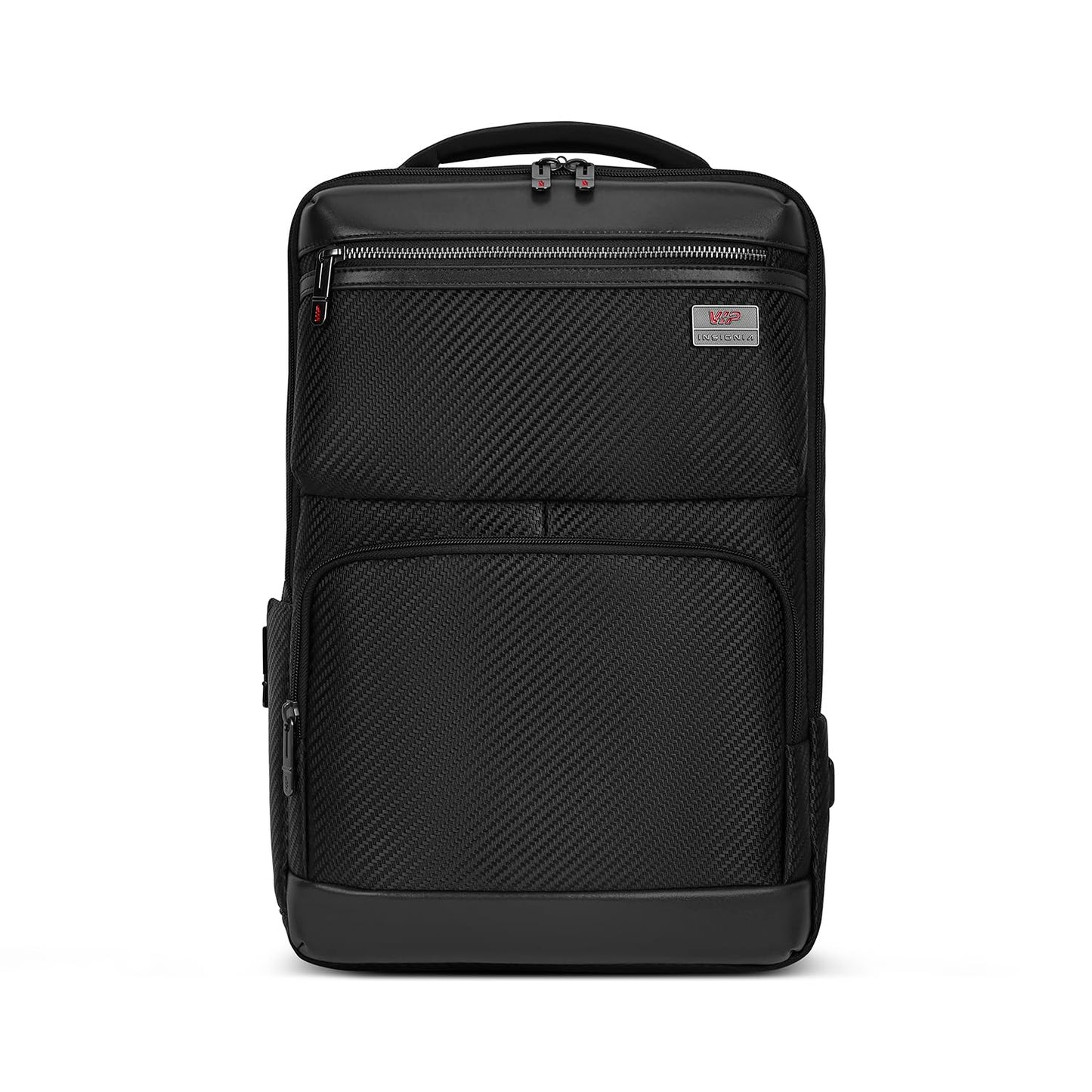 VIP Urban 17 Inch Compatible Laptop Backpack 20L | Water-Resistant with USB Charging Port | Padded Laptop Sleeve, 2 Compartments, Trolley Sleeve | Office & Travel Backpack for Men & Women (Black)