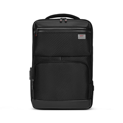 VIP Urban 17 Inch Compatible Laptop Backpack 20L | Water-Resistant with USB Charging Port | Padded Laptop Sleeve, 2 Compartments, Trolley Sleeve | Office & Travel Backpack for Men & Women (Black)