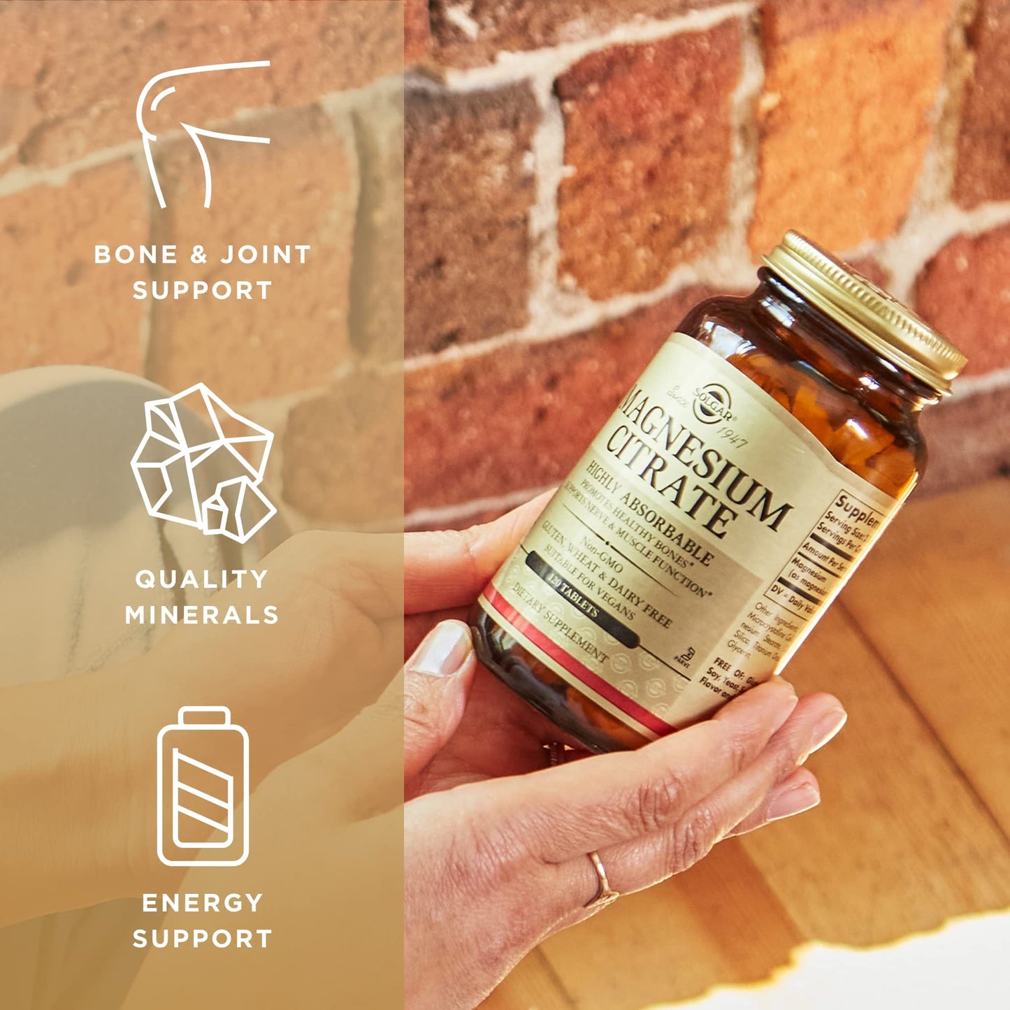 Solgar Magnesium Citrate 120 Tablets (pack of 2)- image 4