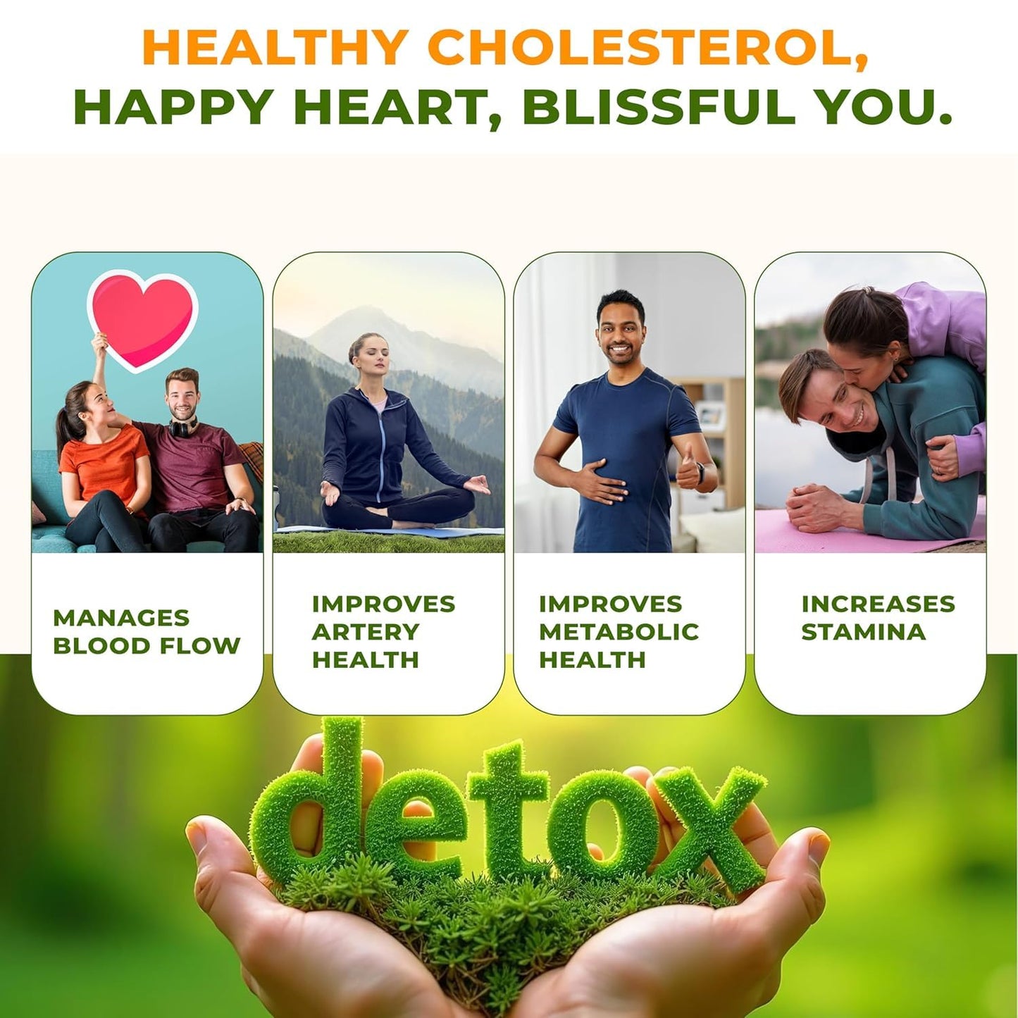 Jeena Sikho Lipi Capsules For Controlling Cholesterol | Ayurvedic Multivitamin For Cholesterol Care | Natural Ingredients Arjuna & Guggulu | Naturally Controls Blood Sugar Levels, 60 Capsules