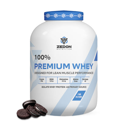 Zedon Nutrition Premium 100% Whey Isolate Light, Clean & Easily Digestible Protein (Cookies & Cream2 KG)