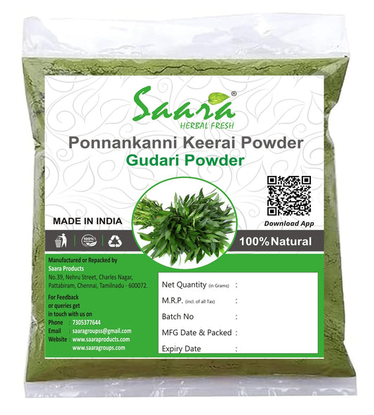 Saara Ponnankanni Keerai Powder,300g, Ponnaganti,Sessile Joyweed, Dwarf Copper L