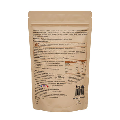 Neuherbs Safed Musli Root Powder - 100 GM | Ayurvedic Support for Vital- image 2