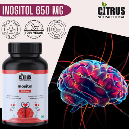 CITRUS NUTRACEUTICAL Inositol 650 mg- 60 Capsules