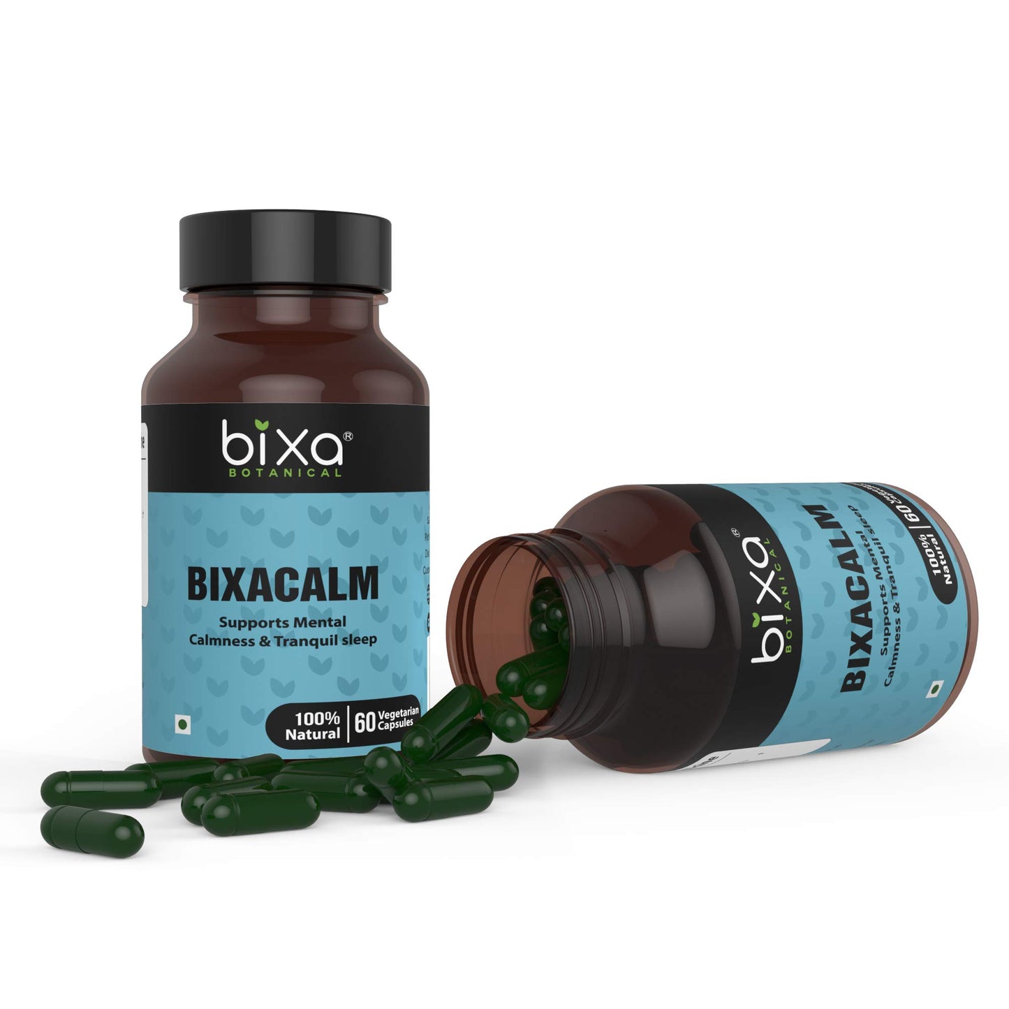Bixa Botanical Bixacalm Capsules, Ashwagandha Extract Supports Mental C- image 5