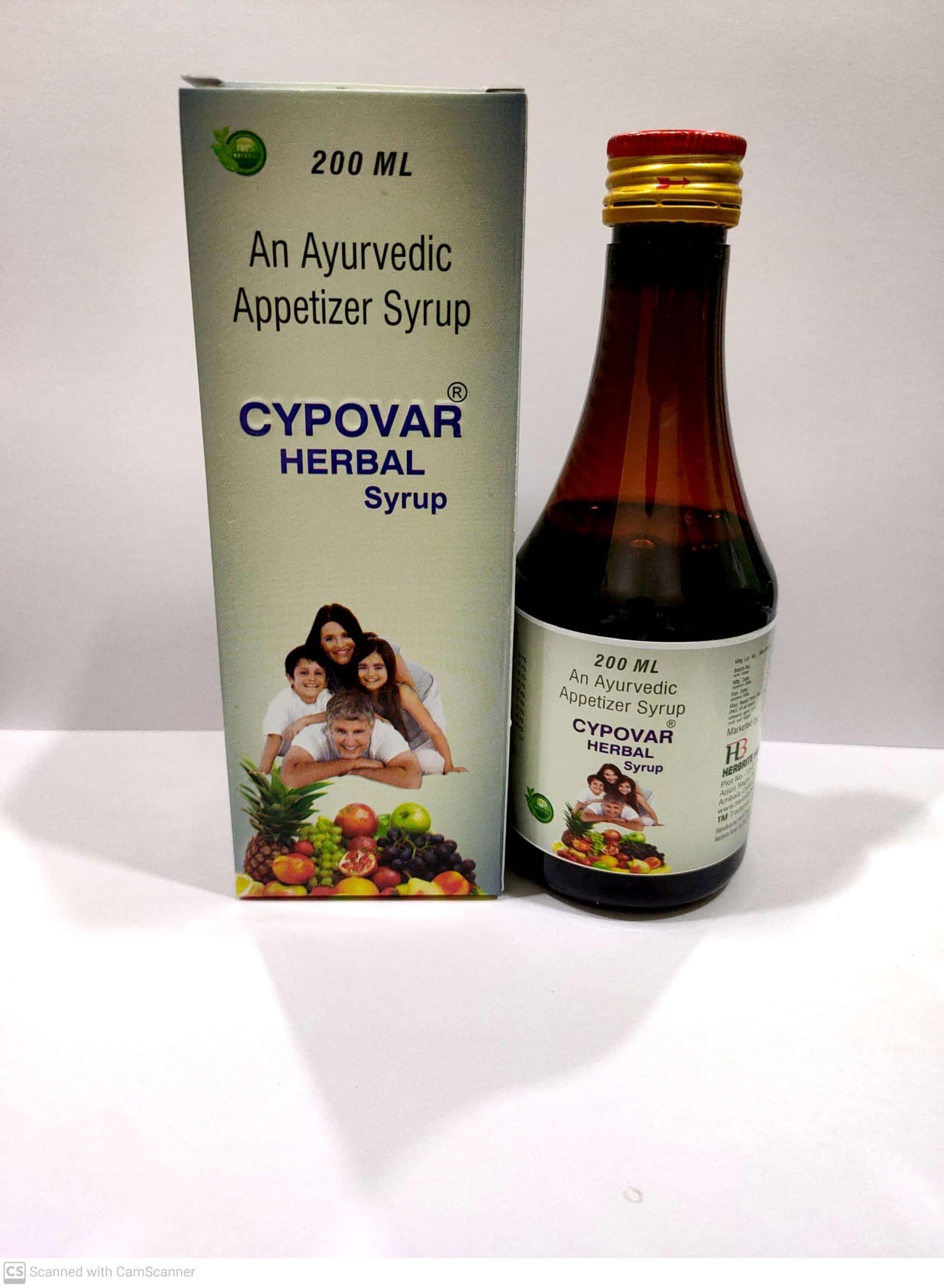 HERBRITE HEALTHCARE Herbal Appetizer Syrup – Natural Digestive Aid for Enhanced Wellness