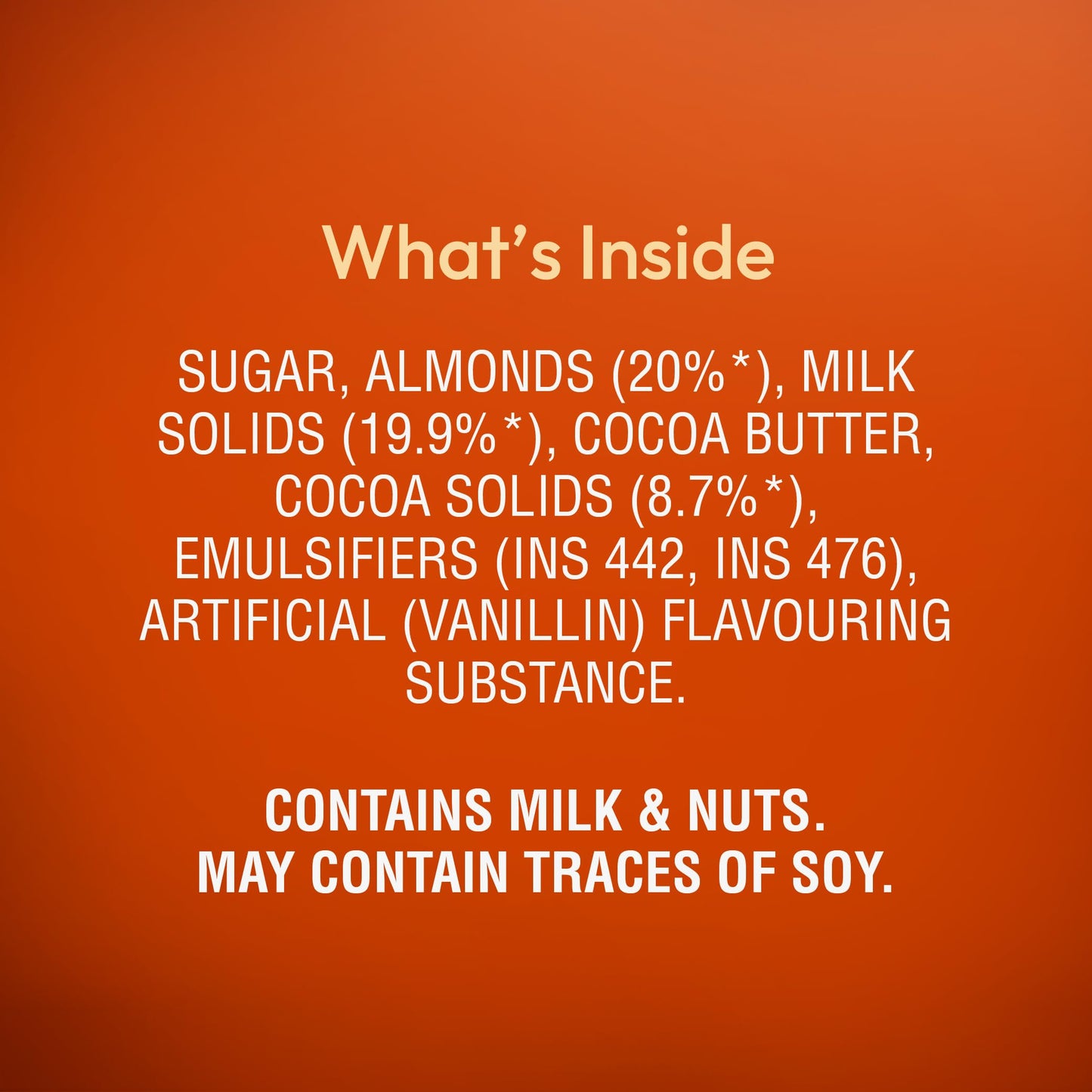 LuvIt Luscious Roasted Almonds Chocolate Bars | Multipack | Deliciously Smooth | Pack of 15-52gm Each