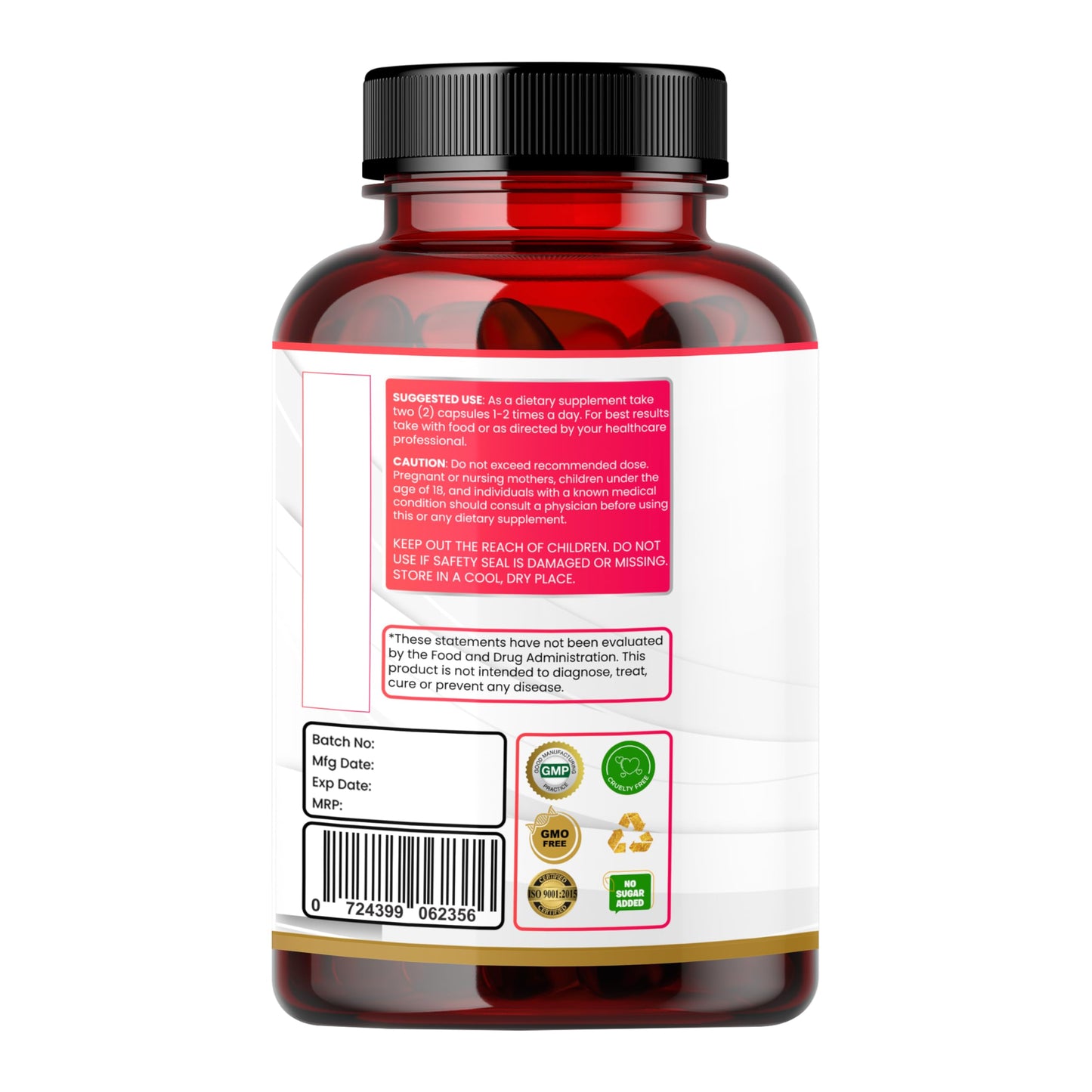 Humming Herbs Resveratrol 9000 mg Capsules | Supports Heart Health, Anti-Inflammatory & Antioxidant Benefits | 45 Days Supply | Vegan, Natural, High Potency | Nutraceutical Supplement - 90 Capsules