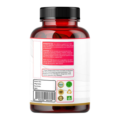 Humming Herbs Resveratrol 9000 mg Capsules | Supports Heart Health, Anti-Inflammatory & Antioxidant Benefits | 45 Days Supply | Vegan, Natural, High Potency | Nutraceutical Supplement - 90 Capsules