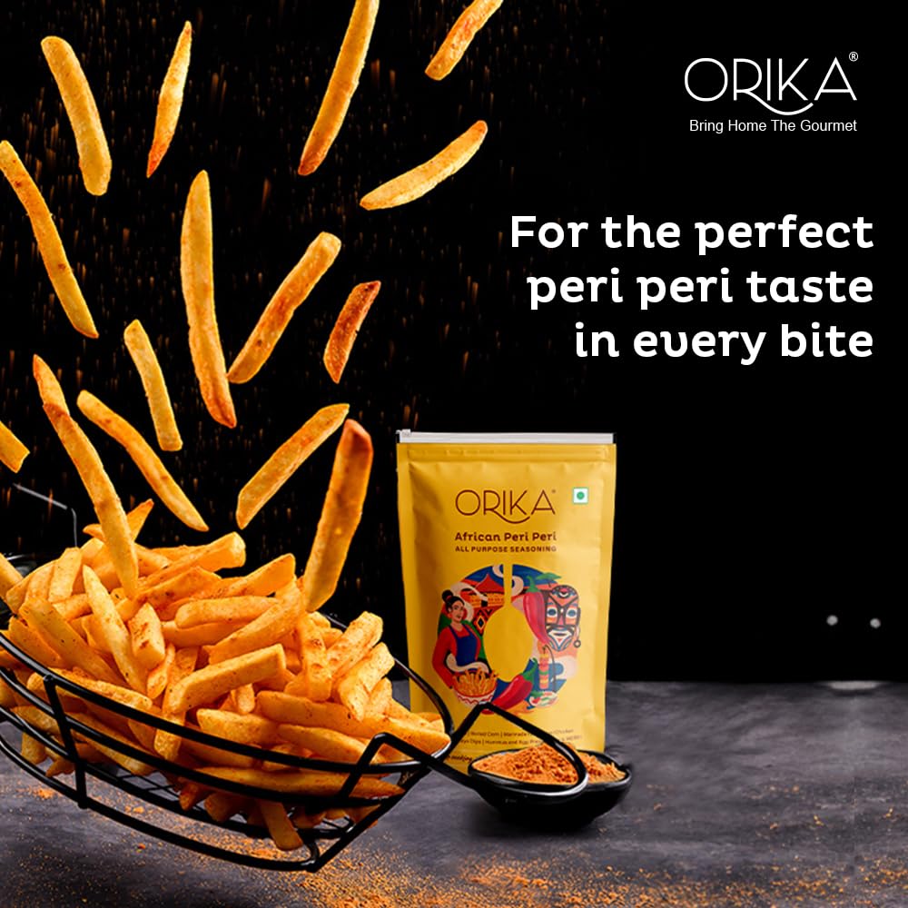 Orika African Peri Peri Masala Powder 85g | Spicy & Flavorful Piri Piri All Pupose Seasoning | Perfect for Grilling, Cooking and Sprinkling | No Artificial Flavours or Colours