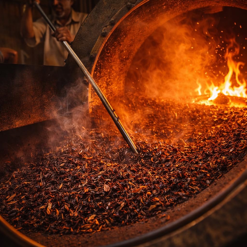 Sancha Dark Roast Darjeeling Tea | 25 Pyramid Bags | Roasted Darjeeling with Floral & Caramel Notes | Master Taster’s Selection