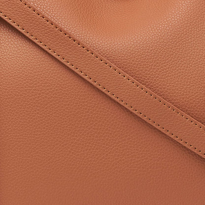 Miraggio Grace Solid Tote Bag For Women With Adjustable & Detachable Sling | Tote Bag For Women Stylish (Tan)