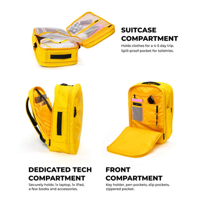 MOKOBARA The EM Travel 4 Compartment Backpack 45L Premium 16" Unisex Mu- image 4