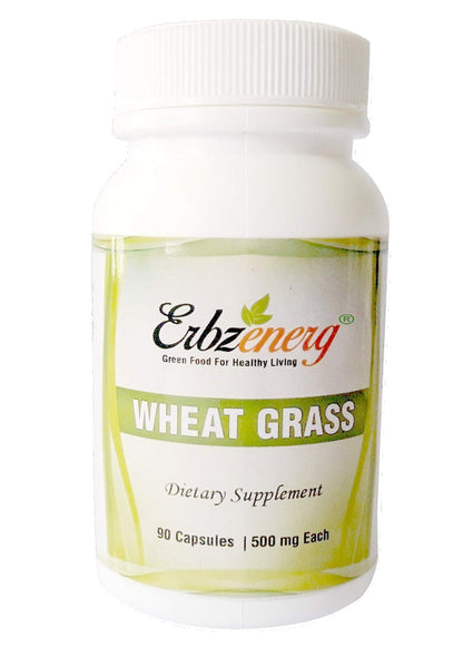 ERBZENERG Organic WHEATGRASS 90 Capsules | Pack of 1