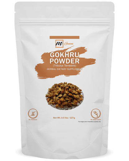 mGanna Gokhru Powder/Tribulus Terrestris for Skin and Health Care 227gm / 0.5lbs