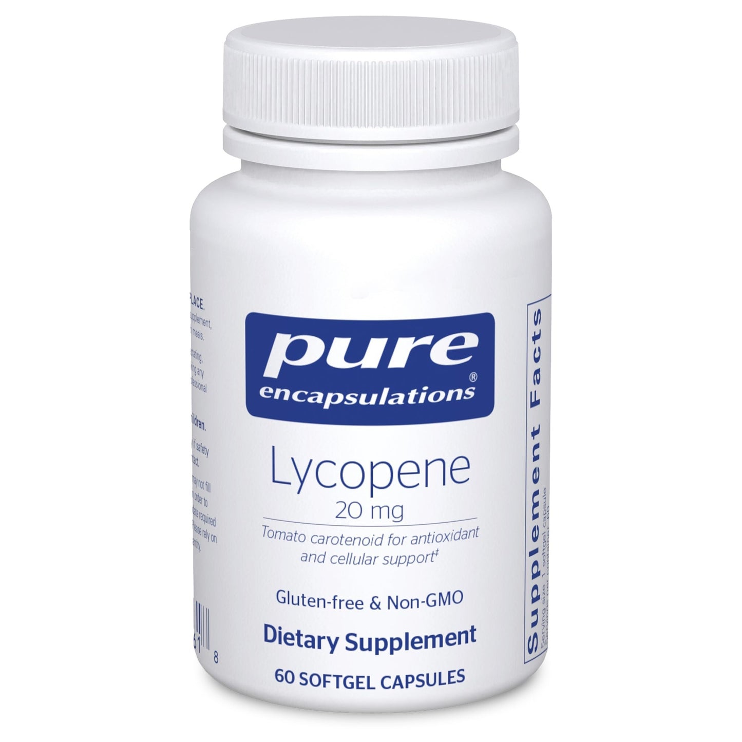 Pure Encapsulations - Lycopene 20 mg 60 gels