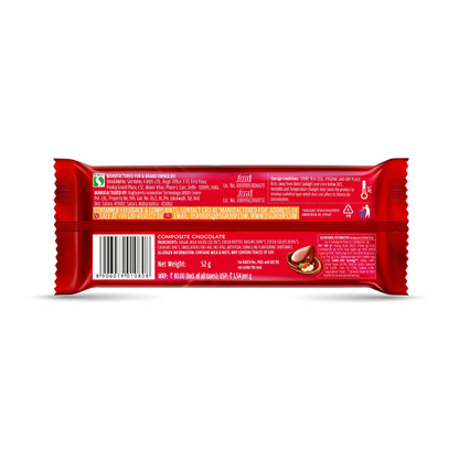 LuvIt. Luscious Fruit & Nut Chocolate Bars | Multipack | Deliciously Smooth | Pack of 6-52g Each