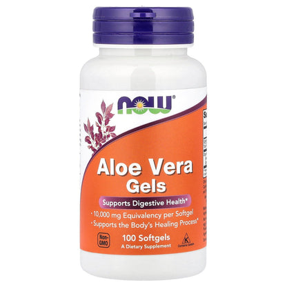 Now Foods Aloe Vera Gels, 100 Softgels