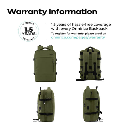 ONNIRICO Sunset Ridge Laptop Travel Backpack for Men & Women, 32L Jungl- image 2