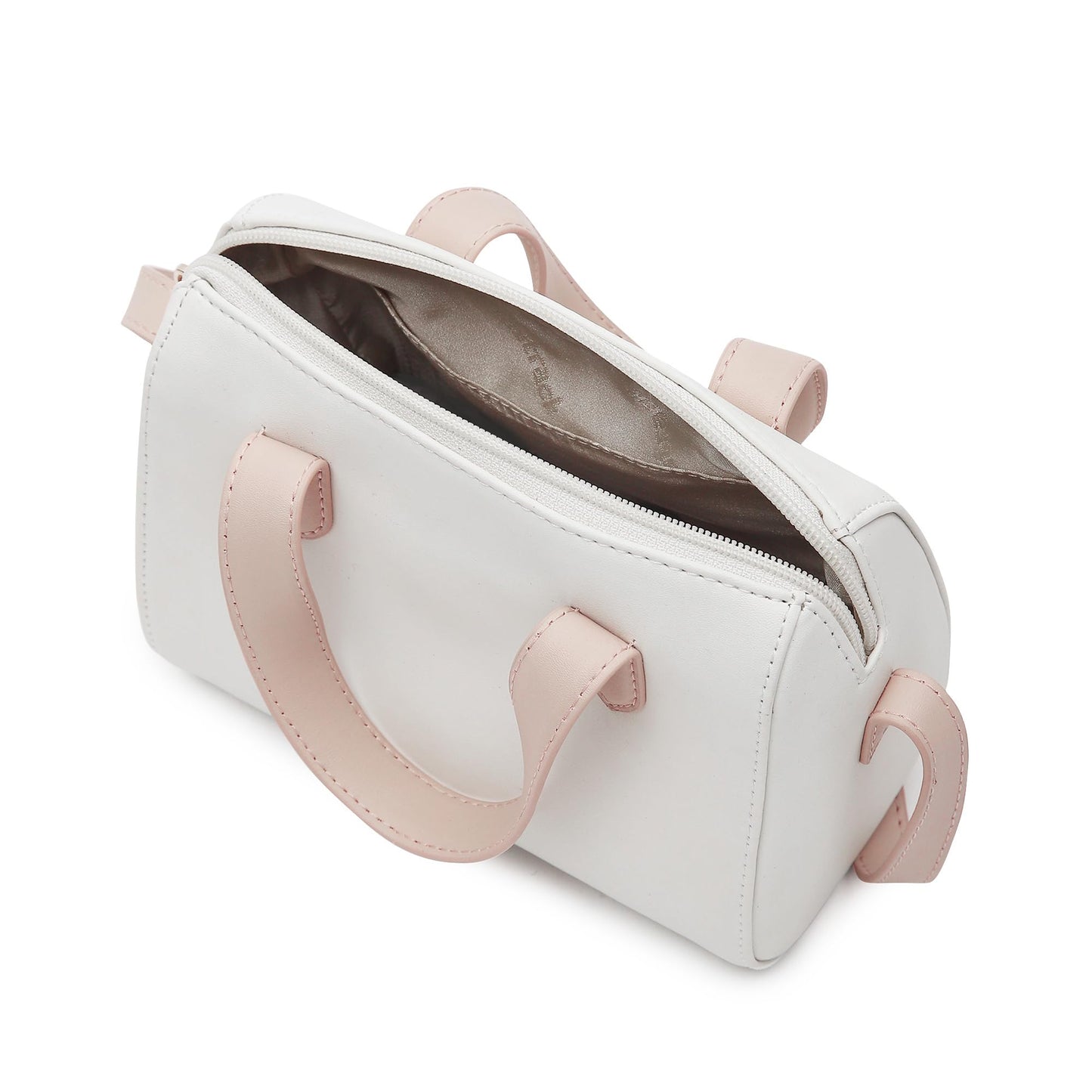 Fastrack Spacious Sling Bag for Girls | Stylish Crossbody Bag for Girls, Ladies, Women | Minimalistic Bag Made of Faux Leather (Powder Pink)
