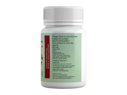 EVAAIDE Joint Support Supplement, with Glucosamine, MSM, Vitamin & Minerals, For Joint Strength, Mobility, and Flexibility, 60 Tablets